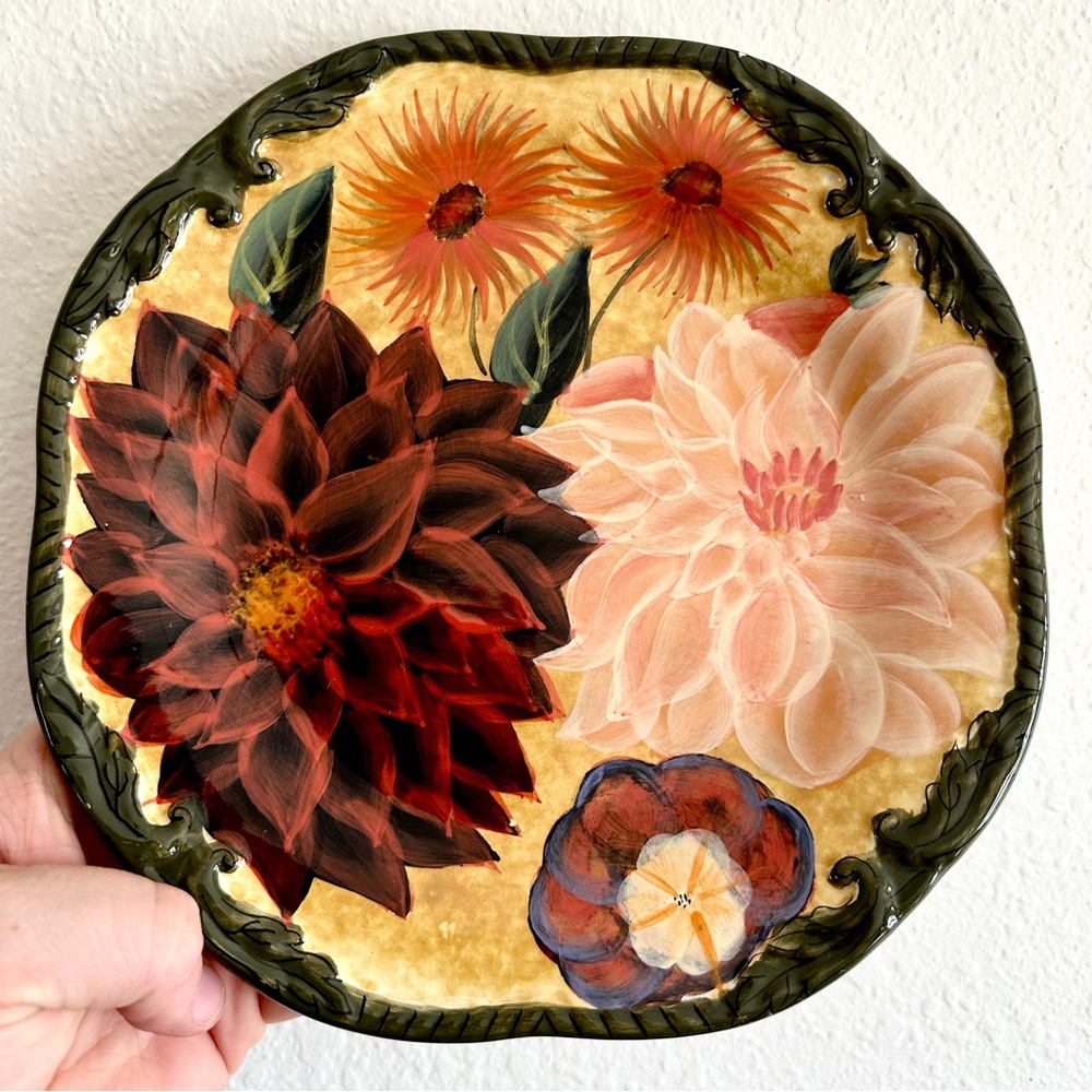 Set of 2 Certified International "Renaissance" Salad Plates • 8.5”